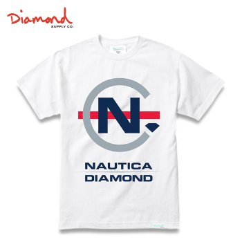 ダイアモンドサプライ DIAMOND SUPPLY CO. CLOCKED TEE Tシャツ WHITE ホワイト  S/S T-SHIRTS