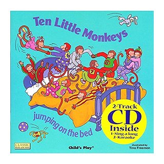 お歌の絵本 Ten Little Monkeys