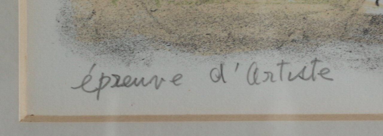 リトグラフ 竹谷富士雄 「越後娘」 商品番号014- 絵のある暮らし