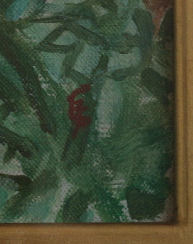 油彩 牧野虎雄 「麦畑」 商品番号080- 絵のある暮らし・絵になる暮らし