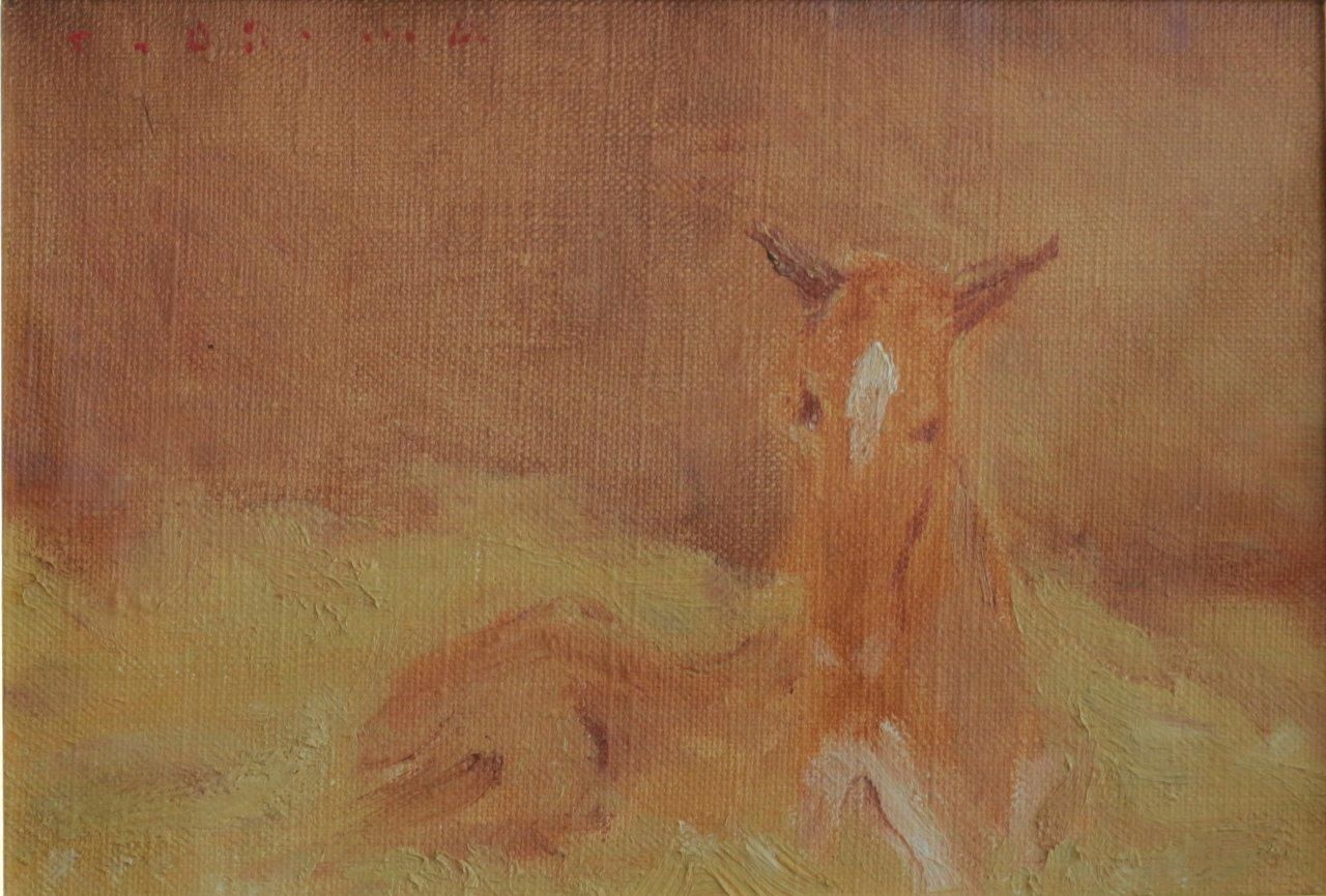 油彩 有馬侃 「仔馬」商品番号095- 絵のある暮らし・絵になる