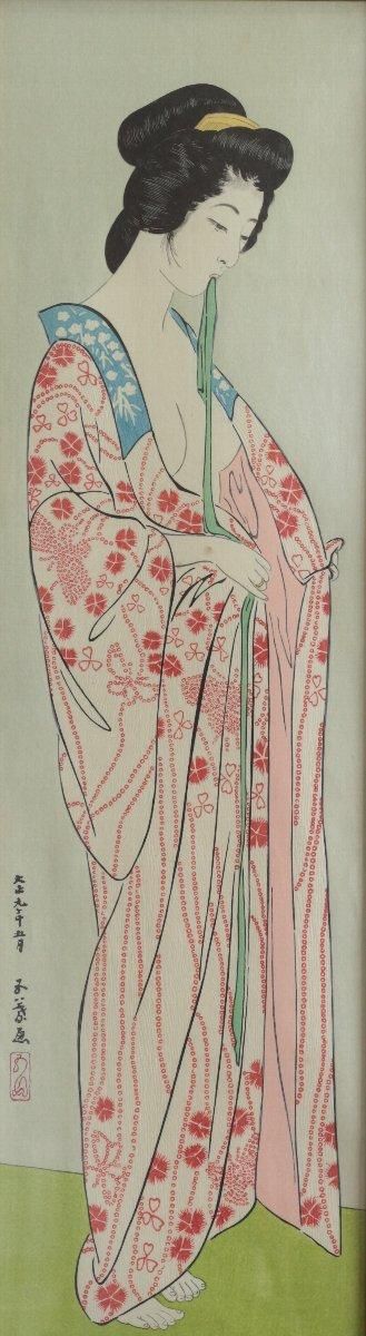 長襦袢 単衣 絵巻 正絹 浮世絵 固く 春画 長襦袢 単衣 絵巻 正絹 浮世絵 固く 春画