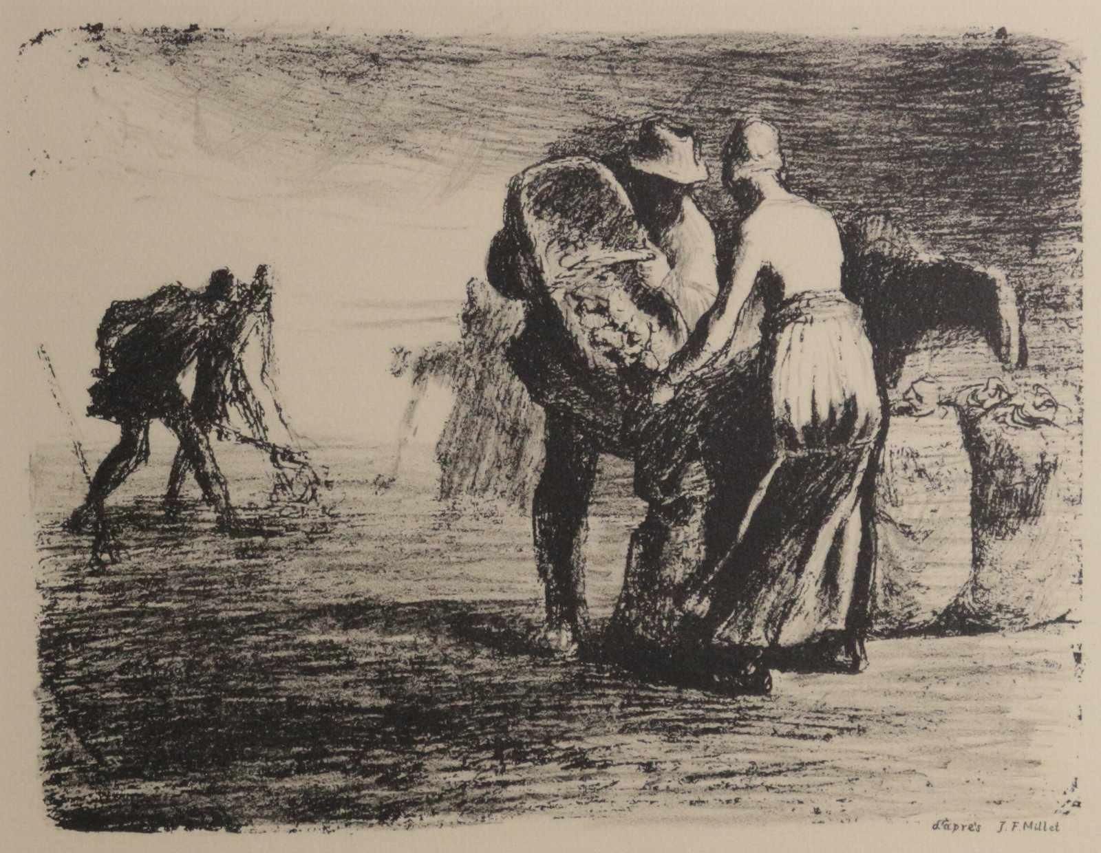 ミレーの銅版画
