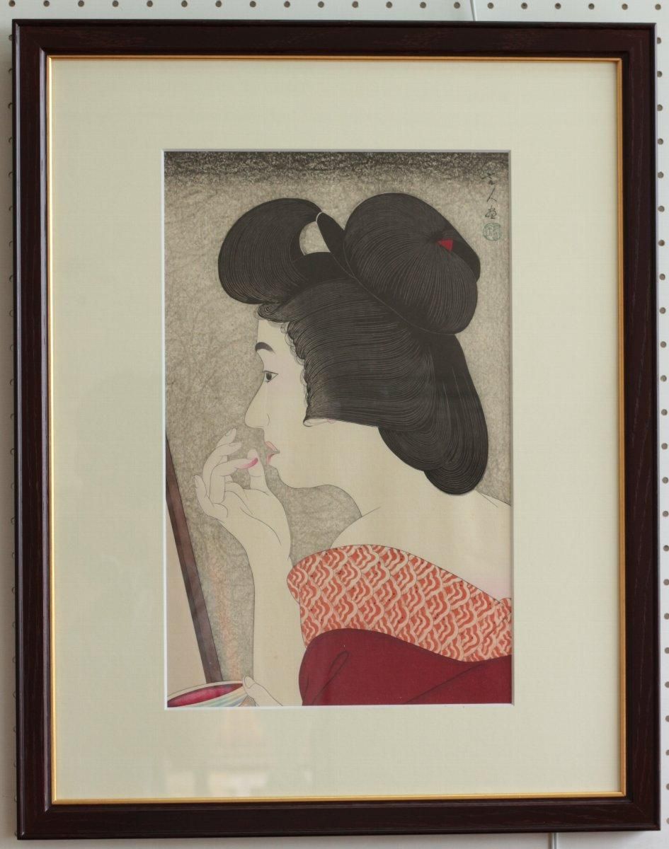 浮世絵 鳥居清倍 木版画 木版画 真作品（木版画のことなら『木