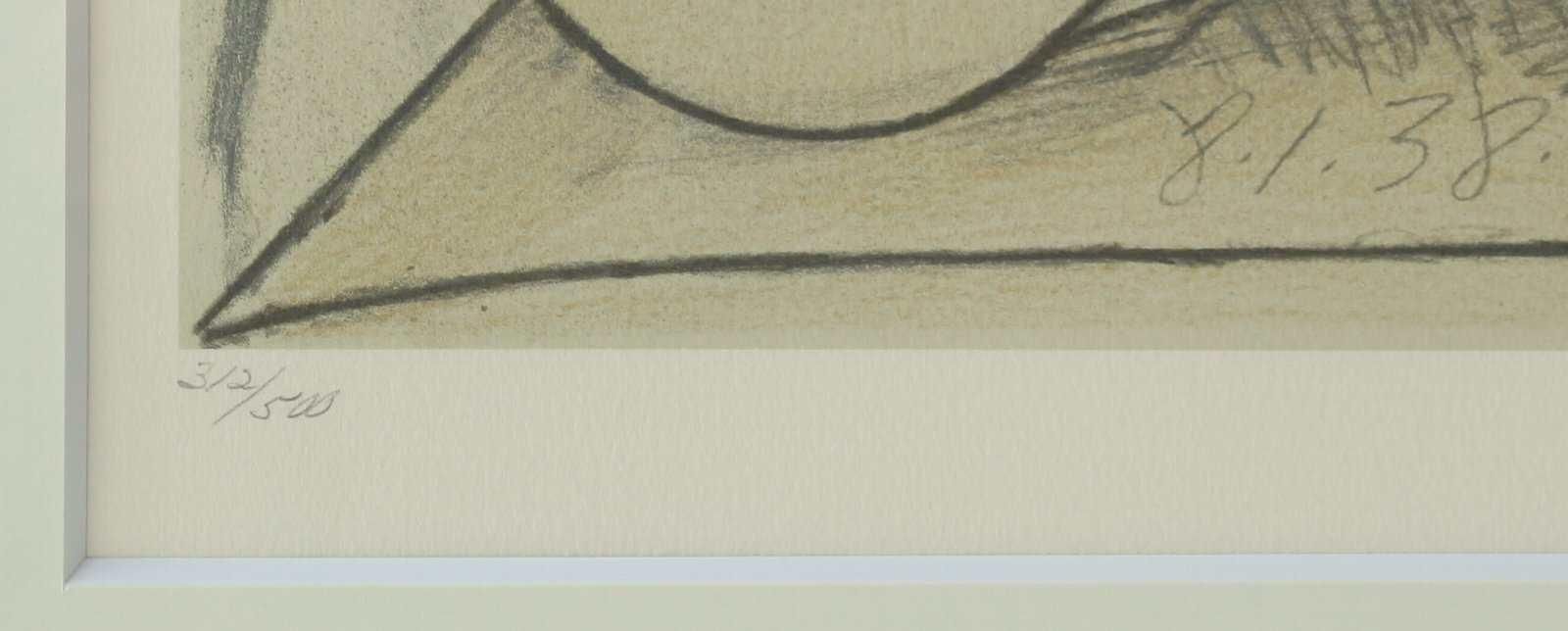 多様な リトグラフ版画 パブロ・ピカソ 「題不明 マリーナコレクション 絵画