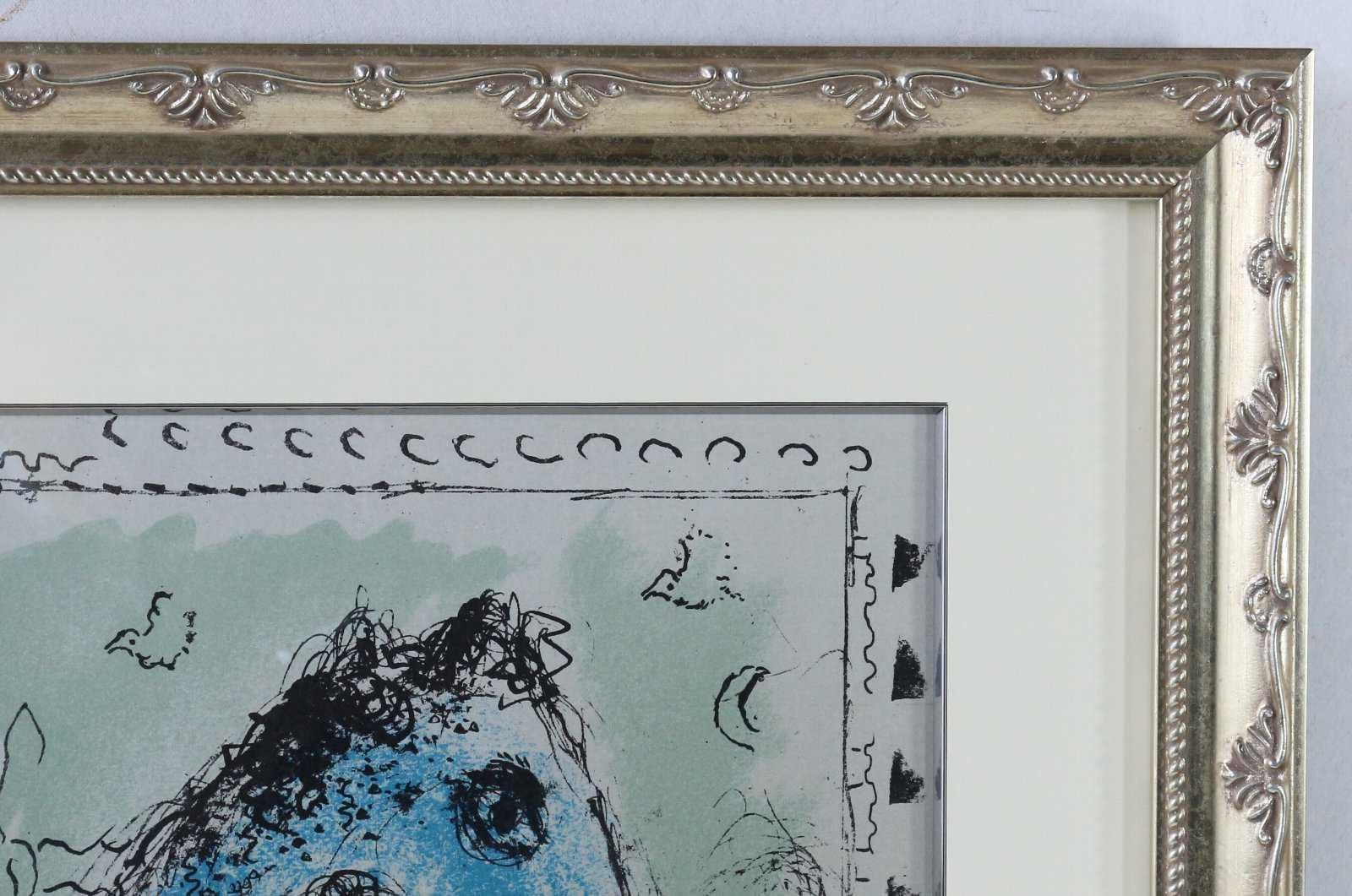 リトグラフ版画 マルク・シャガール 青い馬と恋人たち 商品番号 リトグラフ版画 マルク・シャガール 青い馬と恋人たち 商品番号