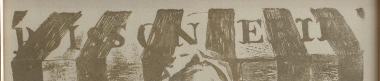 復刻木版画 藤田嗣治 「魚屋さん～小さな職人」 商品番号724- 絵のある