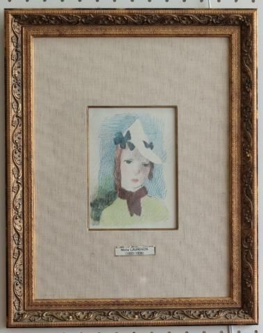 ﾏﾘｰ・ﾛｰﾗﾝｻﾝの版画作品(ら行,ラ行,) - 絵のある暮らし・絵になる