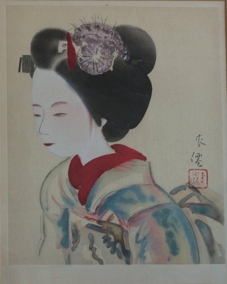Amazon.co.jp: 多色刷木版画 弦月の舞 : Hobbies