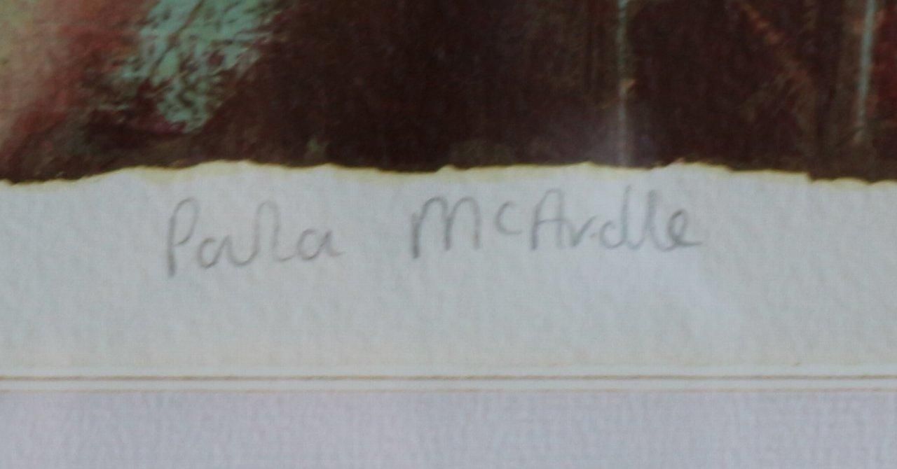 シルクスクリーン版画 ポーラ・マッカードル ウェディング