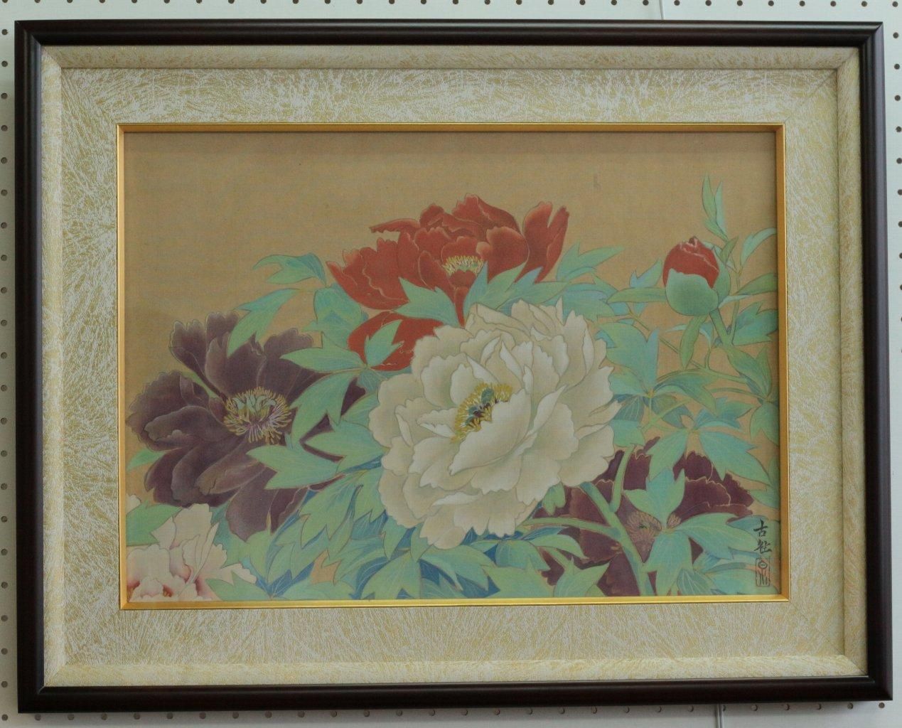 掛軸　小林古径　薊(あざみ) 掛軸 小林古径 薊(あざみ)