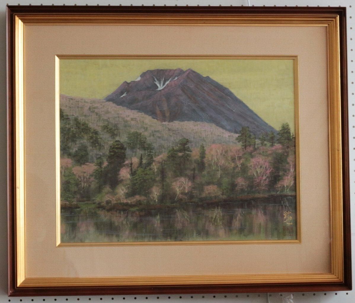 日本画 涌井欽也 男体初夏 奥日光湯の湖より P10 商品番号 絵のある暮らし 絵になる暮らし 武田画廊 五泉市 日本画 涌井欽也 男体初夏 奥日光湯の湖より P10 商品番号 絵のある暮らし 絵になる暮らし 武田画廊 五泉市