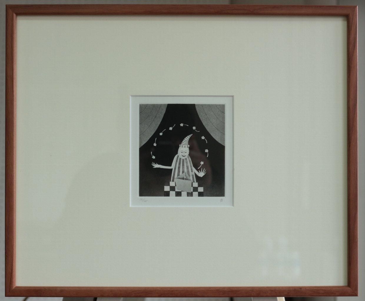 銅版画松崎滋 銅版画 松崎滋 銅版画集《CARNIVAL》～奇術師 商品