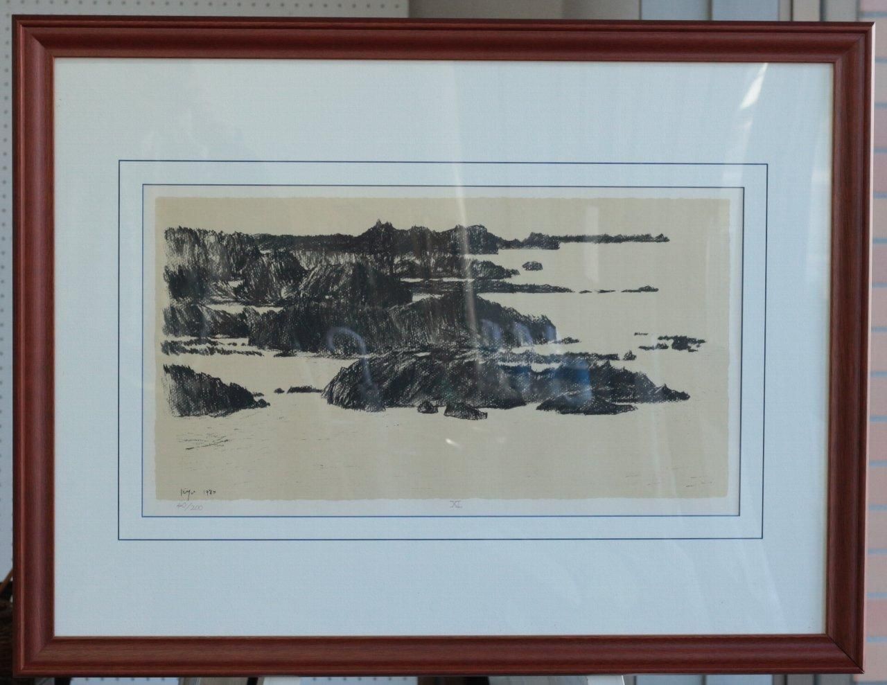 リトグラフ版画 相原求一朗 「佐渡晩秋 Ⅺ 尖閣湾」 商品番号 リトグラフ版画 相原求一朗 「佐渡晩秋 Ⅺ 尖閣湾」 商品番号