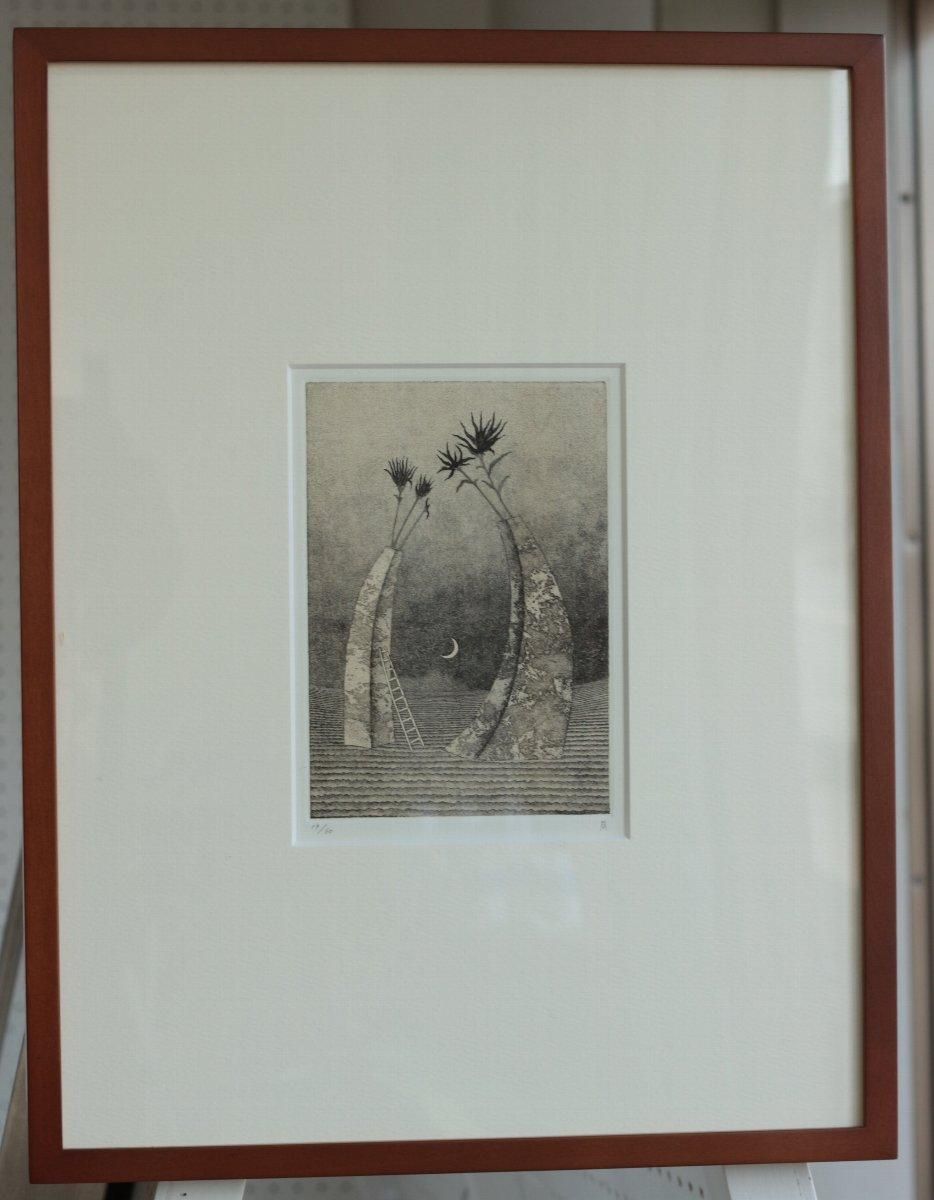 銅版画松崎滋 銅版画松崎滋 - メルカリ