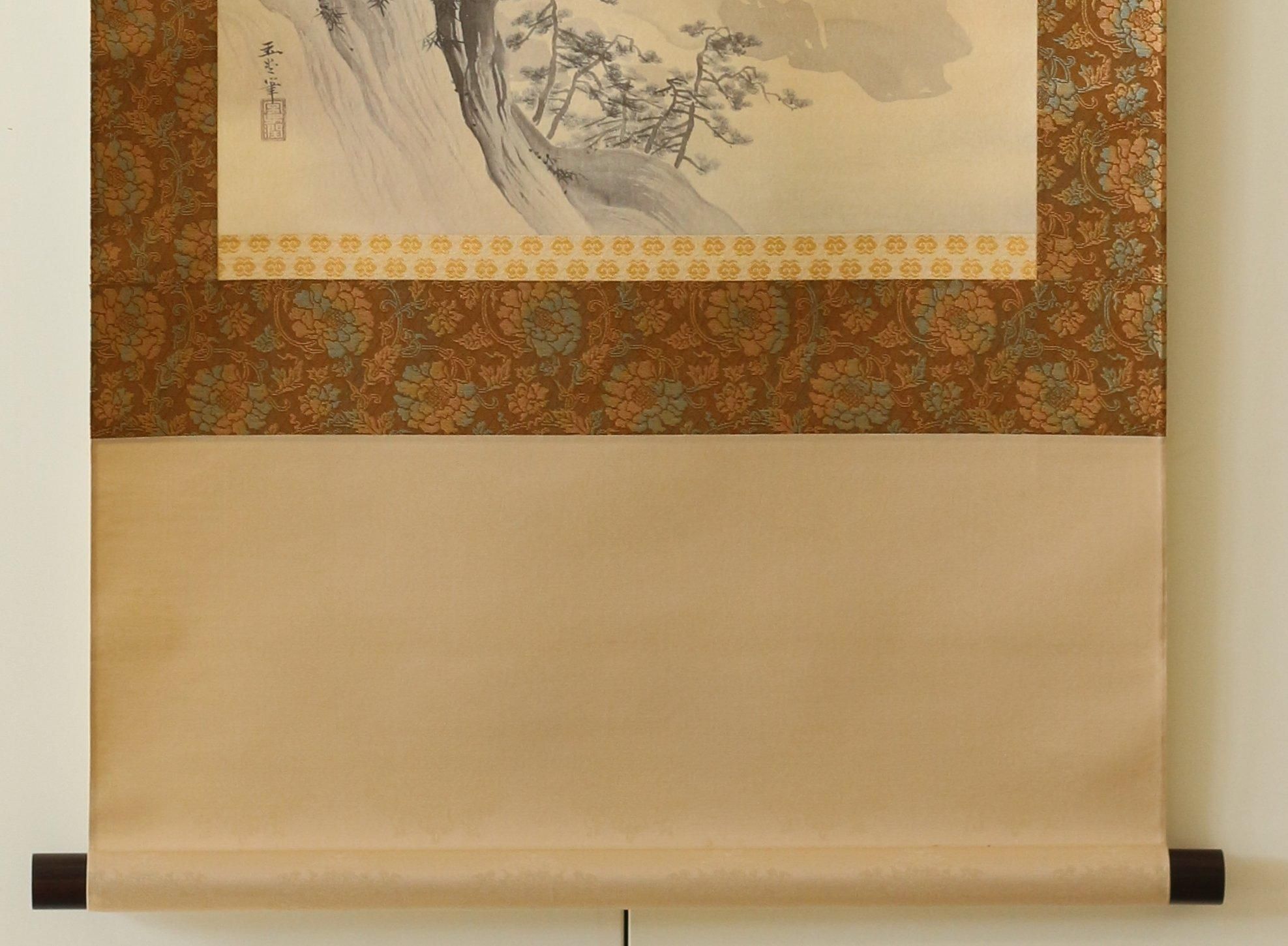 工芸画掛軸 川合玉堂 「蓬莱山水」 商品番号34102102- 絵のある 工芸画掛軸 川合玉堂 「蓬莱山水」 商品番号34102102- 絵のある