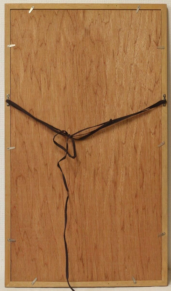 新規購入 木版画 大本靖 「ダケカンバ」 商品番号34110409- 絵のある 版画