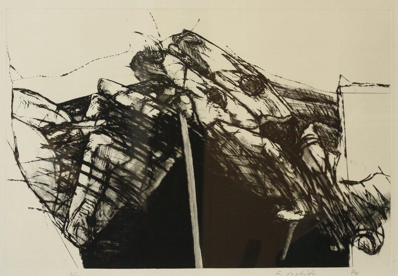 銅版画(額装)　無題　エディション1/20 銅版画(額装) 無題 エディション1/20