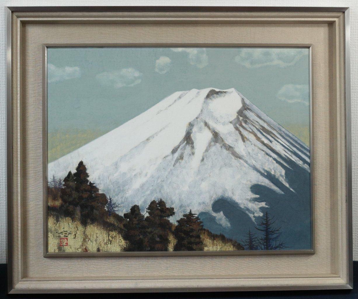 日本画 村山径 「富岳 F10」商品番号06080101- 絵のある暮らし 日本画 村山径 「富岳 F10」商品番号06080101- 絵のある暮らし