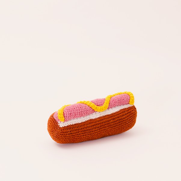 Hand made Hot Dog Toy<img class='new_mark_img2' src='https://img.shop-pro.jp/img/new/icons1.gif' style='border:none;display:inline;margin:0px;padding:0px;width:auto;' />