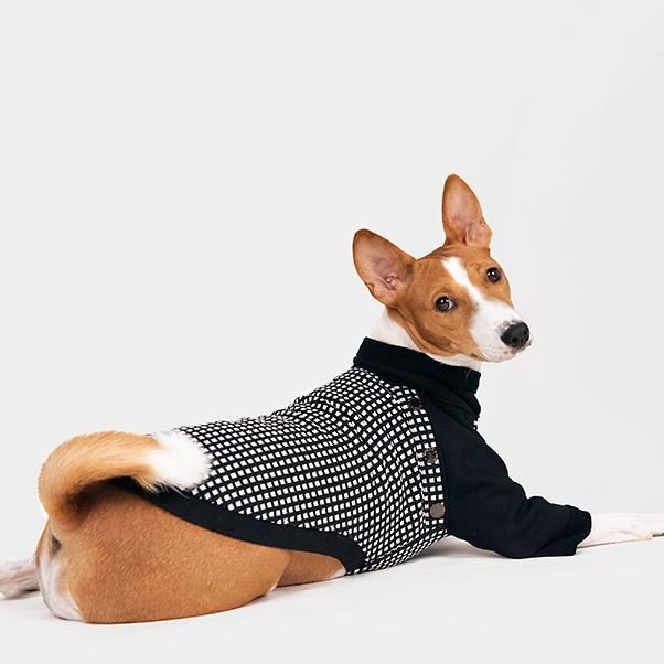 <img class='new_mark_img1' src='https://img.shop-pro.jp/img/new/icons20.gif' style='border:none;display:inline;margin:0px;padding:0px;width:auto;' />3D Checked Sweater