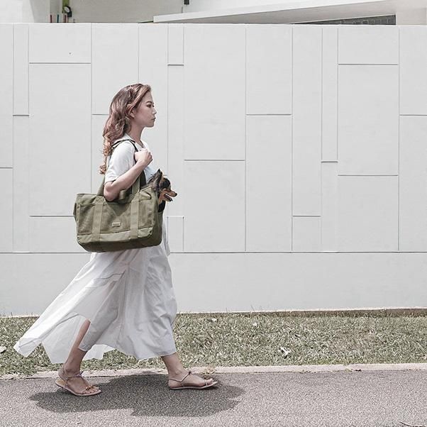 Carry Bag KAHKI SUBWAY<img class='new_mark_img2' src='https://img.shop-pro.jp/img/new/icons53.gif' style='border:none;display:inline;margin:0px;padding:0px;width:auto;' />