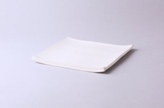 【KAZU OBA】板皿（白・正方形）B