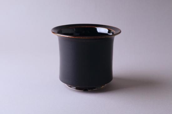 dairoku pottery】植木鉢（鉄釉）_5 - KUJIMA｜福岡・薬院白金に
