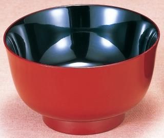 飲みやすい形】羽反椀 本朱内黒 - 木製食器・川連漆器のお店 飲みやすい形】羽反椀 本朱内黒 - 木製食器・川連漆器のお店