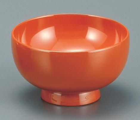 定番品】腰高汁椀 洗朱 - 木製食器・川連漆器のお店 根元泰蔵