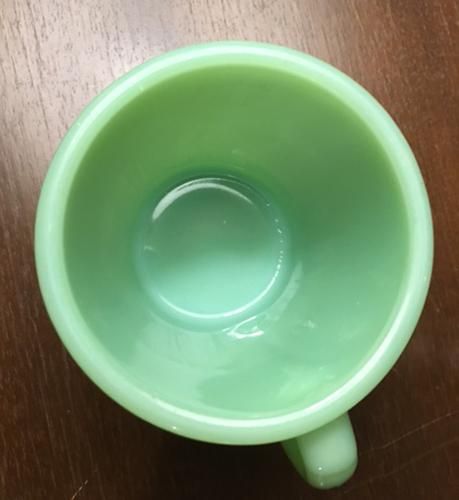 fire king D ハンドル マグ ジェダイ フラットボトム１点　＃001 DハンドルシェービングマグジェダイGLASS刻印 1940年代～50年代