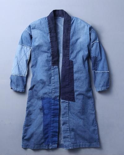BLX-6-01515 HAORI REMAKE DENIM COAT(SOULIVE) - AGREABLEMENT(アグレ