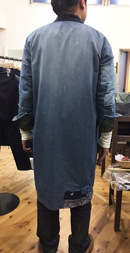 BLX-6-01515 HAORI REMAKE DENIM COAT(SOULIVE) - AGREABLEMENT(アグレ