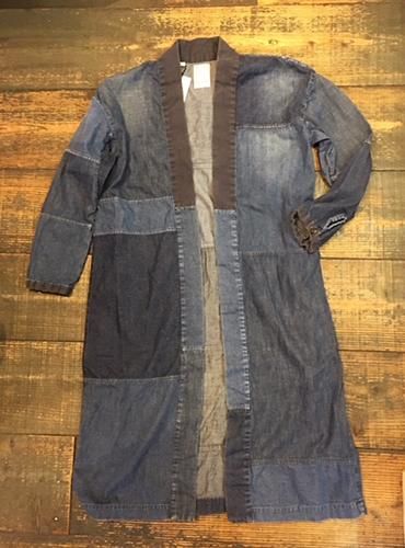 BLX-801672 RANRU DENIM HAORI COAT(SOULIVE) - AGREABLEMENT(アグレ