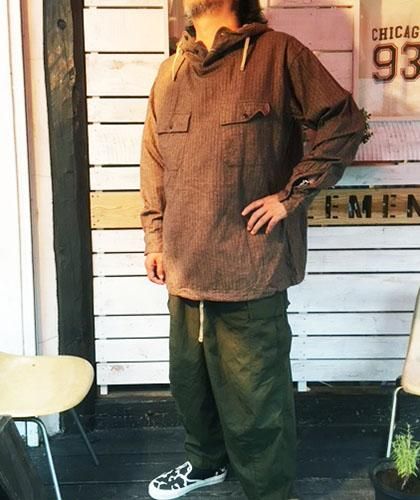 DE194 Cagoule Shirt - Brushed HB(Engineered Garments DE194 Cagoule Shirt - Brushed HB(Engineered Garments