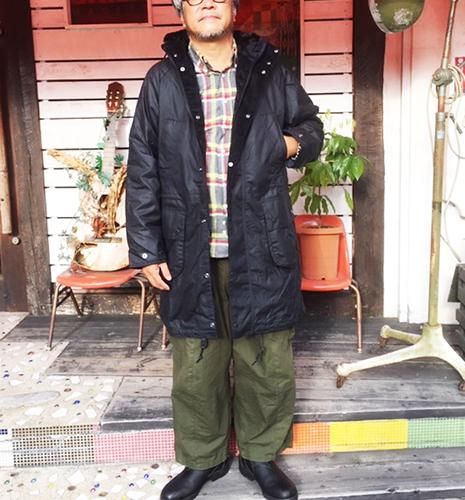 希少サイズ 19AW EG×Barbour highland wax parka