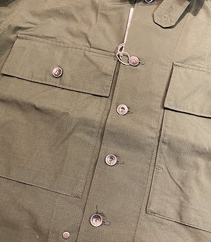 IK M Shirt Jacket Cotton Ripstop Engineered Garments