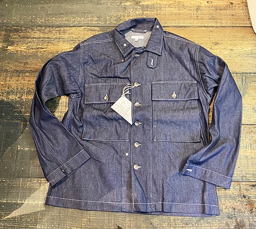 IK138 M43/2 Shirt Jacket-8oz Cone Denim (Engineered Garments 