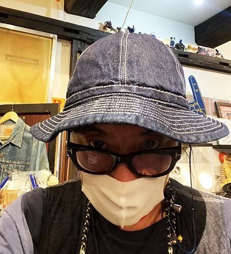 6677 M-37 DENIM ARMY HAT(HOUSTON) - AGREABLEMENT(アグレ 6677 M-37 DENIM ARMY HAT(HOUSTON) - AGREABLEMENT(アグレ