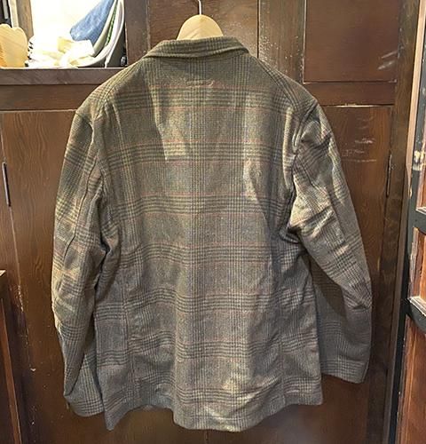 ENGINEERED GARMENTS NB JACKET WOOL GLEN PLAID MEN GRAY