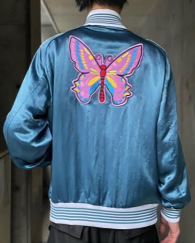 MR195 Award Jacket-Acetate Sateen/2 Col(Needles MR195 Award Jacket-Acetate Sateen/2 Col(Needles
