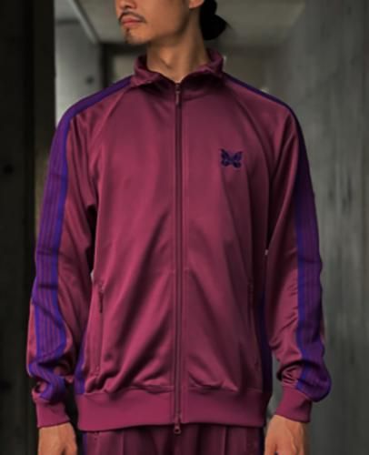 NS244 Track Jacket - Poly Smooth/Wine(Needles NS244 Track Jacket - Poly Smooth/Wine(Needles