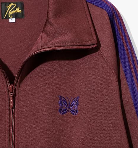 NS244 Track Jacket - Poly Smooth/Wine(Needles NS244 Track Jacket - Poly Smooth/Wine(Needles