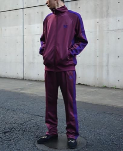 NS244 Track Jacket - Poly Smooth/Wine(Needles NS244 Track Jacket - Poly Smooth/Wine(Needles