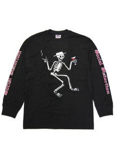 SOCIAL DISTORTION / SKELLIE L-S TEE