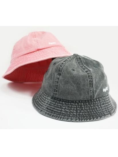 LA OBEY DECADES BUCKET HAT 2 PALE CORAL BLK