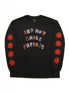RED HOT CHILI PEPPERS / CARTOON TEXT LS (2XL)