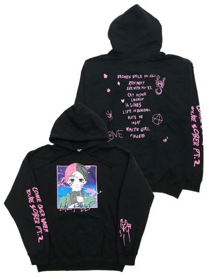 LIL PEEP / COME OVER WHEN YOURE SOBER PT.2 HOODIE