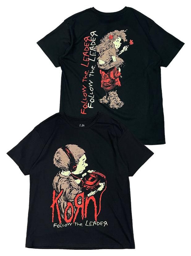 Korn バンドTシャツ コーン Follow The Leader [Back Print