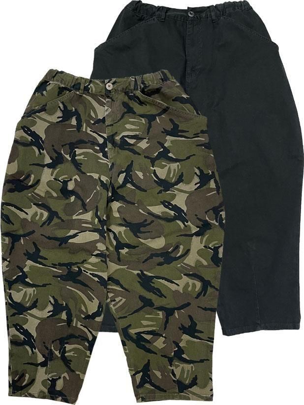 (K)OLLAPS / COTTON TWILL BALLOON PANTS